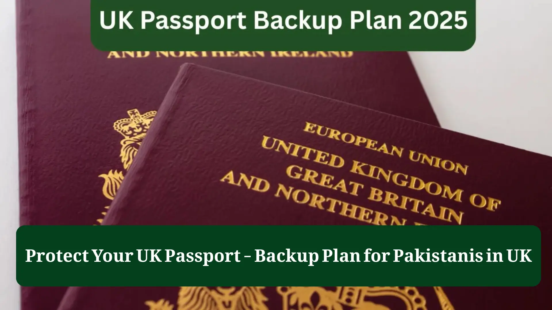 UK Passport Backup Plan