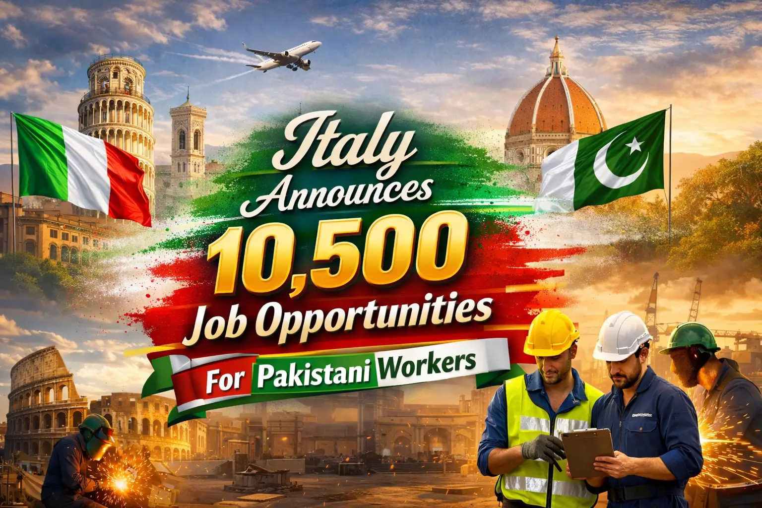Italy Announces 10,500 Job Opportunities for Pakistani Workers