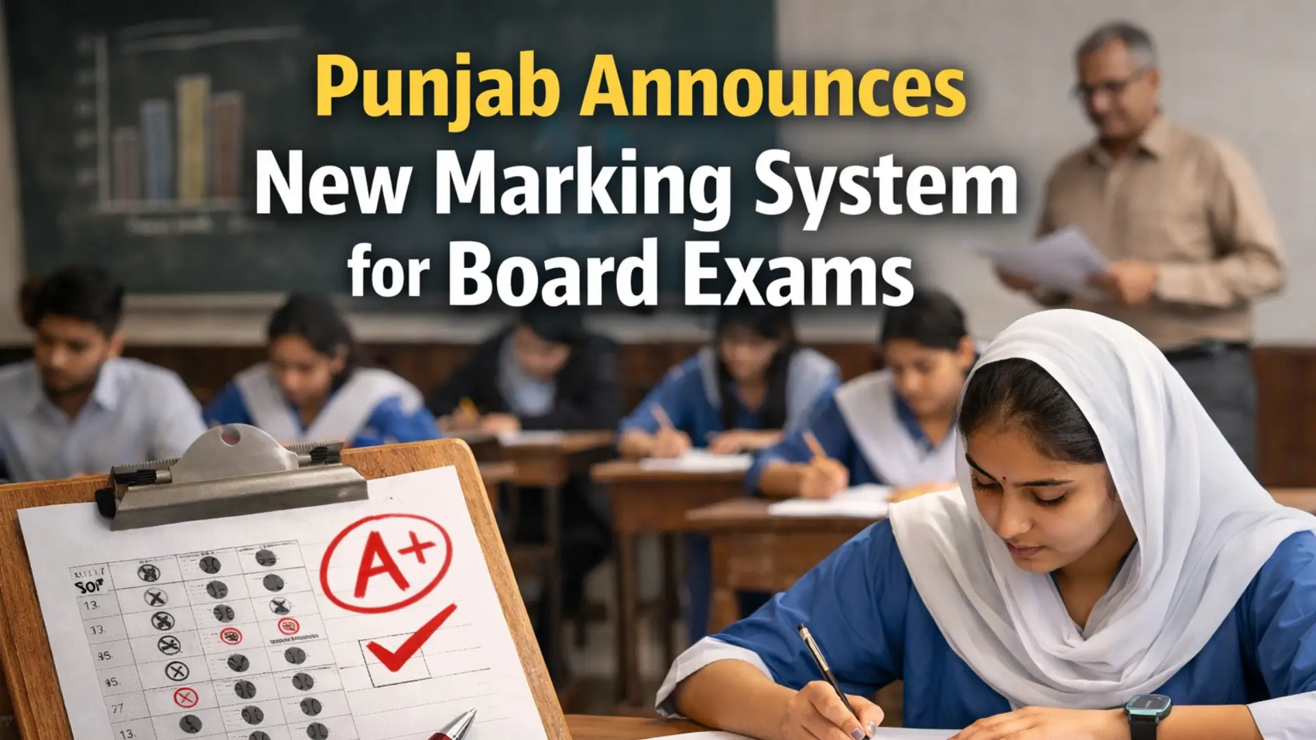 Punjab Announces New Marking System for Board Exams