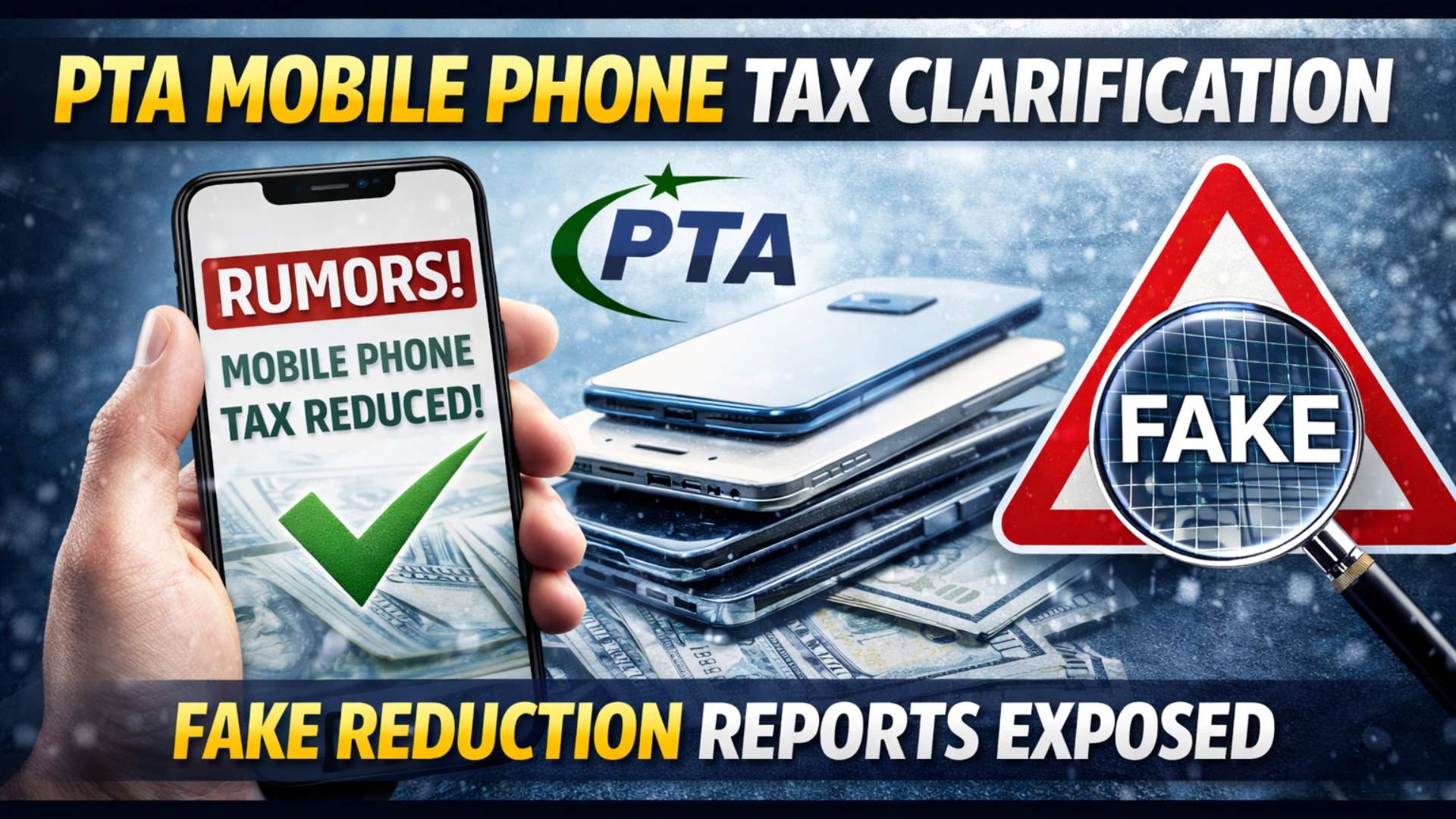 PTA Mobile Phone Tax Clarification: Fake Reduction Reports Exposed