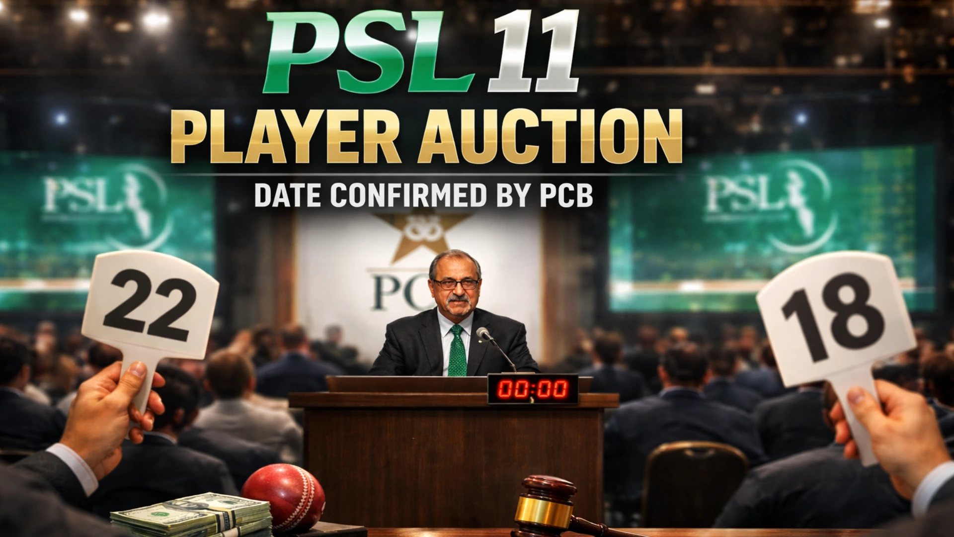 PSL 11 Player Auction Date Confirmed by PCB
