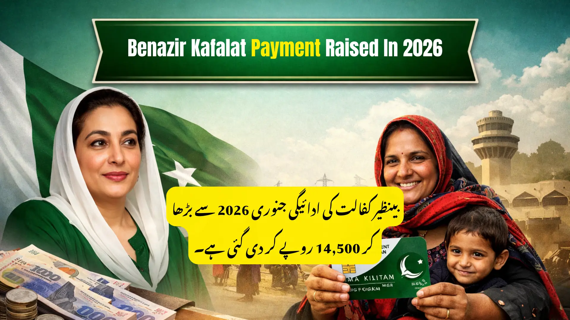 Benazir Kafalat Payment Raised to Rs. 14,500 Starting January 2026