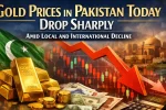 Gold Prices in Pakistan Today Drop Sharply Amid Local and International Decline