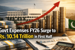 Govt Expenses FY26 Surge to Rs. 10.14 Trillion in First Half