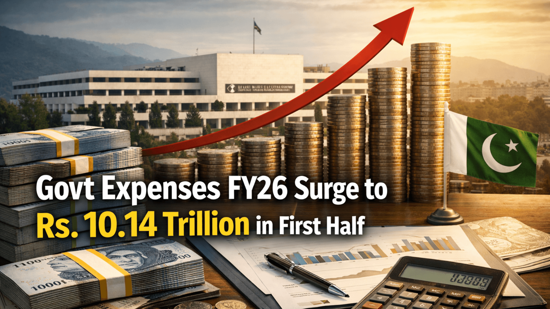 Govt Expenses FY26 Surge to Rs. 10.14 Trillion in First Half