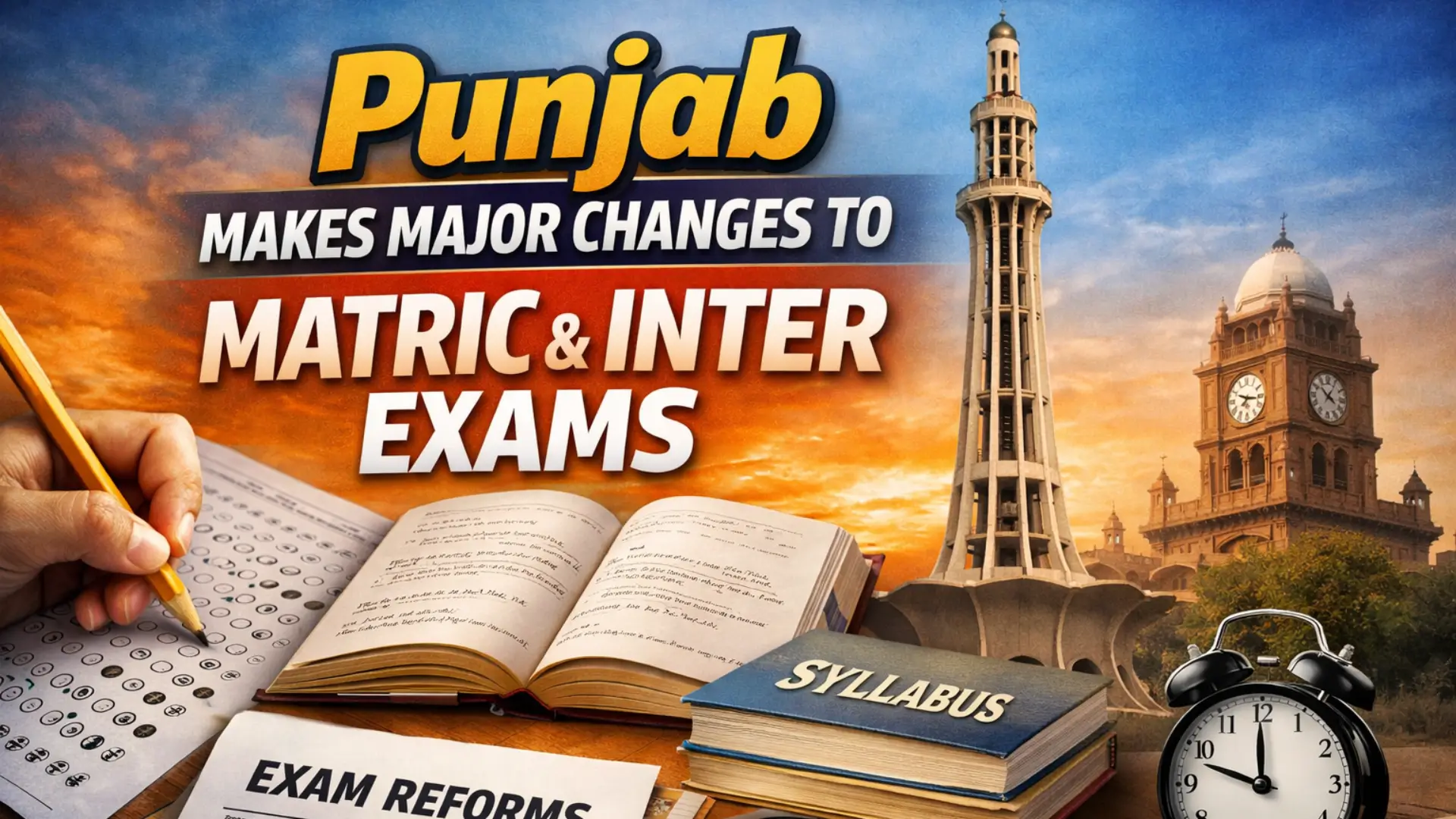 Major Changes to Matric and Inter Exams