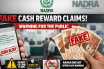 NADRA Fake Cash Reward Claims Warning for the Public