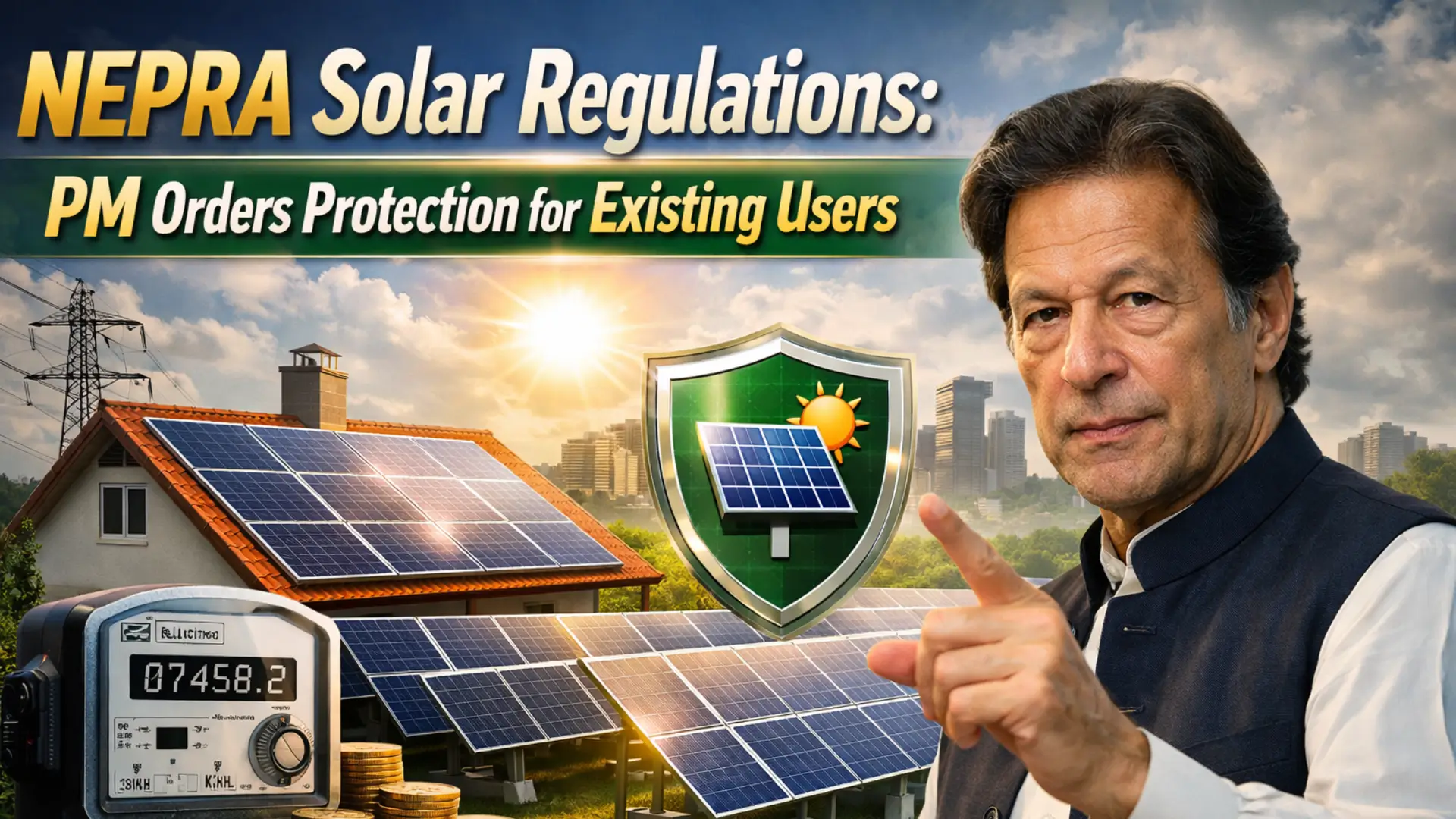 NEPRA Solar Regulations: PM Orders Protection for Existing Users