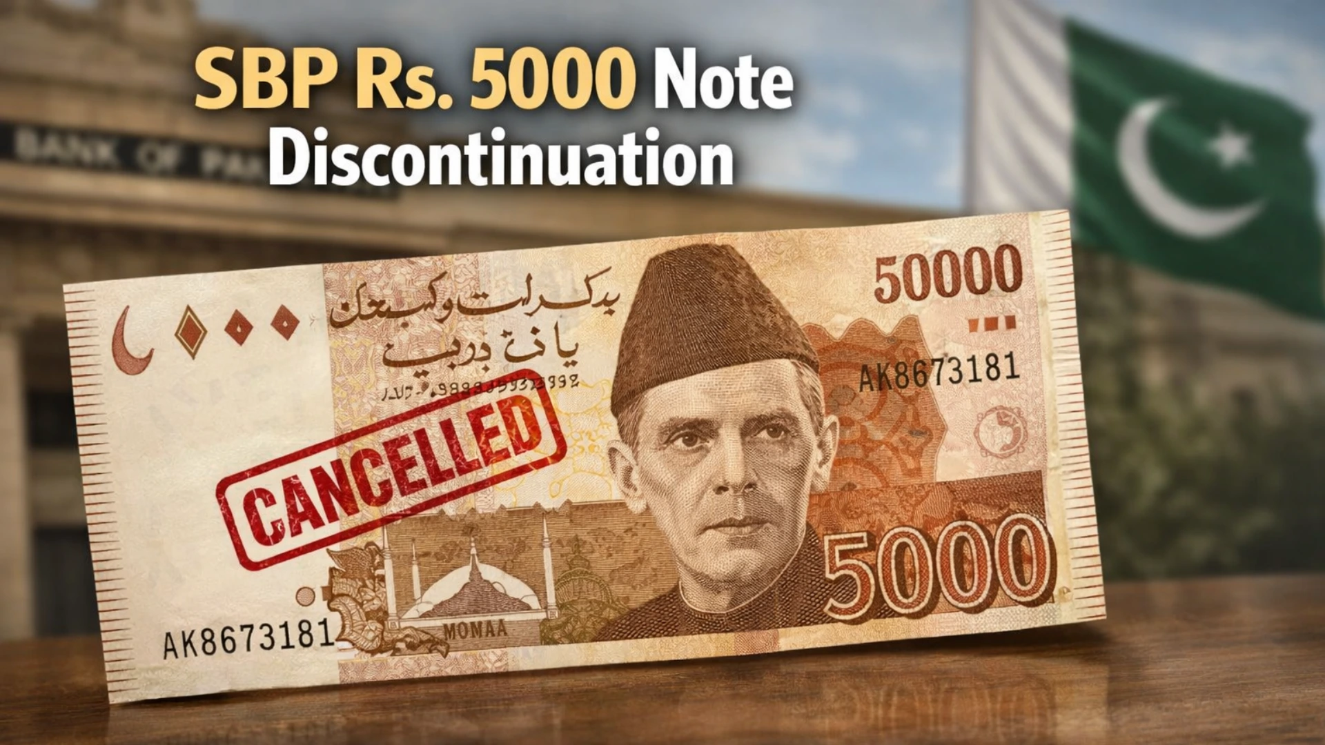 SBP Rs. 5000 Note Discontinuation: Official Clarification by State Bank