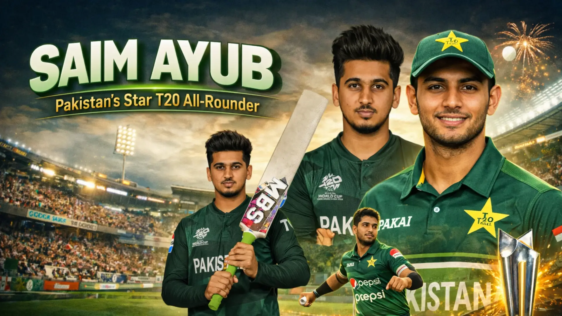 Saim Ayub Pakistan Star T20 All-Rounder Journey & Career Highlights 2026