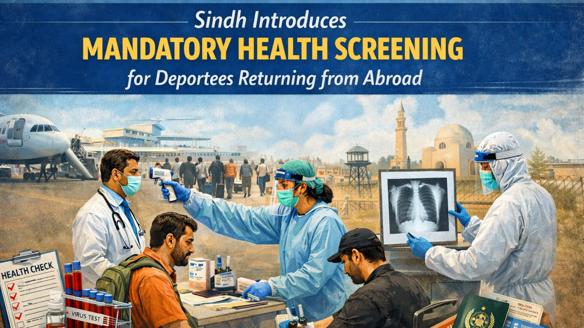 Sindh Introduces Mandatory Health Screening