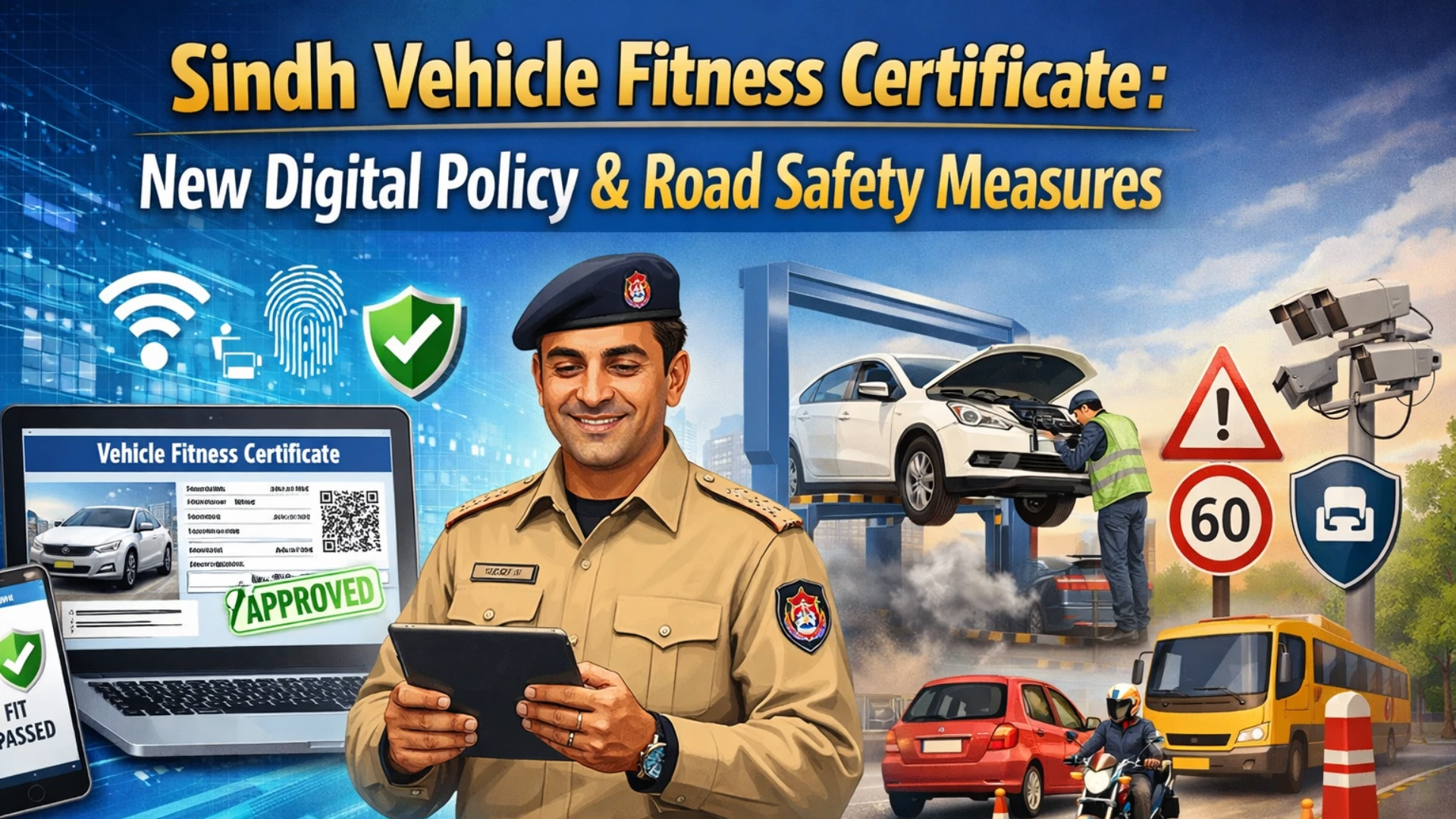 Sindh Vehicle Fitness Certificate: New Digital Policy & Road Safety Measures